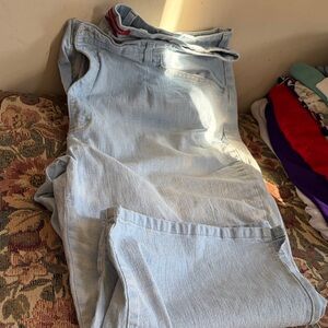 Gloria Vanderbilt Light Blue Jean capris